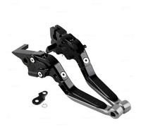 DGOINGPI pompa freno leva Adatto per Yamaha XMAX 300/250/125/400 2023-presente Set leve freno con maniglia pieghevole con fermo di blocco parcheggio Set leve freno e frizione per moto(15)