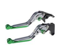 DGOINGPI pompa freno leva Adatto per Z650 Z650 Z650RS 2017-2023 Accessori per moto Leve freno e frizione pieghevoli ed estensibili Set leve freno e frizione per moto(Gray green)