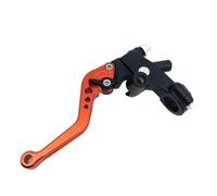 DGOINGPI pompa freno leva Le leve dei freni idraulici per moto sono adatte per scooter elettrici, motociclette e parti di ciclomotori Set leve freno e frizione per moto(Orange)