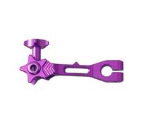 DGOINGPI pompa freno leva Leva del bilanciere del freno posteriore in alluminio CNC adatta per Honda, adatta per accessori per moto Yamaha Set leve freno e frizione per moto(PURPLE)