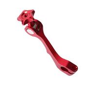 DGOINGPI pompa freno leva Leva di tensione regolabile del freno posteriore a bilanciere CNC per moto, adatta per Pit Dirt Bike, adatta per ATV universale Set leve freno e frizione per moto(Red)