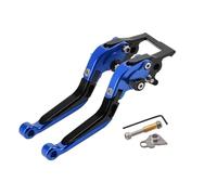 DGOINGPI pompa freno leva Leva freno di stazionamento X 125/150/200 Leva frizione Set Leve manubrio moto pieghevoli con blocco di stazionamento Set leve freno e frizione per moto(Blue-Black-Blue)