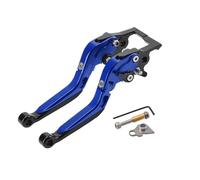 DGOINGPI pompa freno leva Leva freno di stazionamento X 125/150/200 Leva frizione Set Leve manubrio moto pieghevoli con blocco di stazionamento Set leve freno e frizione per moto(Blue-Black)