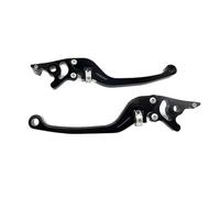 DGOINGPI pompa freno leva Leve freno frizione regolabili per moto da corsa, universali, adatte per HONDA, adatte per Yamaha, adatte per Kawasaki Set leve freno e frizione per moto(Black)