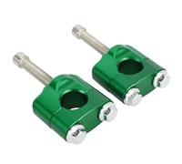 DGOINGPI Riser per Manubrio Supporto per Manubrio da 22 Mm con Rialzo E Morsetto per Moto, Adatto per Kawasaki KLX140 KLX 140 off-Road Dirt Pit Bike Morsetti Fissaggio Manubrio(Green)