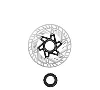 DGOINGPI Rotore Centerlock per Bici Dischi Freno da 160 mm Rotore a Disco Idraulico per Bicicletta da Strada MTB Disco Freno da 160 mm Parte Bici MTB(MT860-Silver)