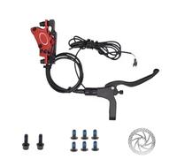 DGOINGPI Set di Freni a Disco Idraulici MTB per Bici da 12 Pollici e 14 Pollici Set di comandi per Il Controllo della Potenza dello Scooter per Bici in Lega(Red SM Front Brake)