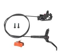 DGOINGPI Set Freno a Disco Idraulico a 4 pistoncini Freni a Disco Idraulici per Mountain Bike Anteriore 800 Posteriore 1400mm Bicicletta(for M4 Left Rear)