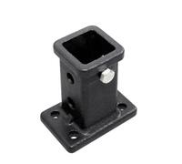 DGOINGPI Tow Hook Supporto a Sfera Gancio di Traino da 2 Pollici | Tubo imbullonato sull'adattatore Per rimorchio camper