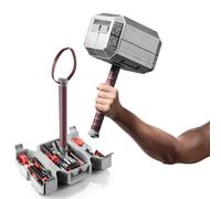 DGQHME Martello di Thor, Cassetta degli attrezzi, Kit di utensili per la casa, Set di utensili per il martello Mjolnir di Thor, Set di utensili per la riparazione della casa, Regalo Marvel, Regalo