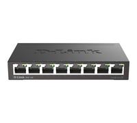 D-LINK DGS-108 - Gigabit Ethernet switch 8-port, metal housing
