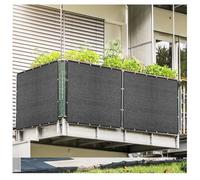 DGSFES 1mx4m Rete Ombreggiante Giardino, Nero Telo Ombreggiante Esterno con Occhielli 90% Protezione UV e Resistente -180g/m²Balcone Reti Privacy per Terrazzo, Animali