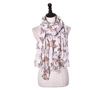 DGSYUAN Sciarpa Foulard Sciarpa Invernale da Donna Scialle Avvolgente Protezione Solare Calda Modello con Stampa A Farfalla Regalo per Autunno E Inverno(Blue,Pink,Black)