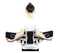 DGSYUAN Stringivita Pancia Piatta Correttore Posturale Lombare Con 3 Cuscinetti Per La Vita, Cintura Modellante Per Massaggio, Cintura Di Decompressione Lombare Per Uso Quotidiano(Black,XL)