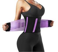 DGSYUAN Stringivita Pancia Piatta Rifinitore For La Vita For Uomini E Donne Cintura For Il Sudore Addominale Cintura For Il Sudore For Esercizi Di Allenamento Per Uso Quotidiano(Purple,M)