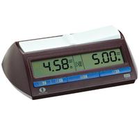DGT Orologio Digitale per Scacchi, Logo FIDE, Marrone