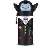 DGTSYAL Kawaii Astuccio Scuola 2 in 1 in Morbido Silicone, Portapenne da Tavolo, Penne Pastelli Pennarelli, Astuccio Portapenne Animali (Streghe)