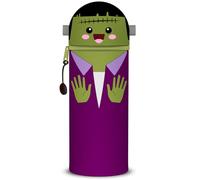 DGTSYAL Kawaii Astuccio Scuola 2 in 1 in Morbido Silicone, Portapenne da Tavolo, Penne Pastelli Pennarelli, Astuccio Portapenne Animali (Halloween)