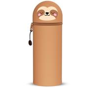 DGTSYAL Kawaii Astuccio Scuola 2 in 1 in Morbido Silicone, Portapenne da Tavolo, Penne Pastelli Pennarelli, Astuccio Portapenne Animali (Lontra)