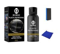 DGUPUP Rinnova Plastics Auto 50ml -Car Plastic Rinfrescante e detergente per Interni per la Cura della plastica - Rimuove i Graffi, Set per la Pulizia Lucida dell'auto per Interni ed Esterni