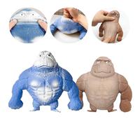 DGUSO Gorilla Giocattolo, Scimmia Allungabile Blu, Allungabile Gorilla Della Scimmia Del Lattice Marrone, Gorilla Elastico per Flessibilità E Relax