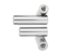 DGWMLSDPP Adatto for Biella cilindrica con Filettatura Interna in Acciaio Inossidabile 304, Doppia estremità, Dado M4 M5 M6 M8 M10(D14xM8 (2pcs),60mm)