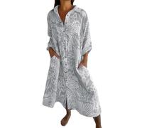 DGZTWLL Abiti da cocktail per le donne casual alla moda morbida Lightwegiht Regular Fit A-Line Spaghetti Strap Abiti floreali per estate spiaggia abiti estivi per le donne 2025, Grigio, XXX-Large