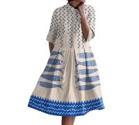 DGZTWLL Abito estivo Bohemien 2025 da donna, alla moda, morbido, leggero, vestibilità regolare, con spalline in spaghetti, abiti floreali per l'estate, spiaggia, estate, bianco, XXL