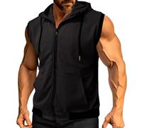 DGZTWLL Big and Tall Tan Tank X Temp Moisture Wicking Solid Colors Soft Moisture Wicking Loose Fit Linghtweight Sport Palestra Atletica T-shirt da uomo, Nero , XXL