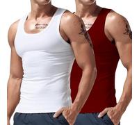 DGZTWLL Canottiera da uomo senza maniche da allenamento, leggera, estiva, atletica, classica, traspirante, per palestra, da uomo, ad asciugatura rapida, confezione multipla, D, S