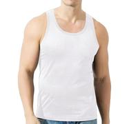 DGZTWLL Canottiere da uomo con prestazioni X Temp, a prova di umidità, in tinta unita, morbido, per la traspirazione dell'umidità, vestibilità ampia, per sport, palestra, bianco, XL