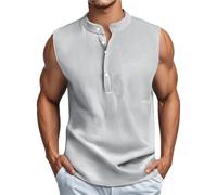 DGZTWLL Canottiere estive da uomo con protezione dell'umidità leggera senza maniche, morbido e traspirante, vestibilità ampia, per l'estate, lo sport, la palestra, l'allenamento, Gy1., XXXXXL
