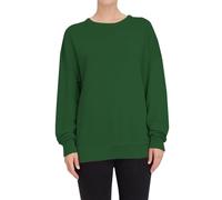 DGZTWLL Maglia da donna a maniche lunghe con scollo rotondo, in lino, per autunno e inverno, stile casual, per il caldo, per feste, verde, XXL