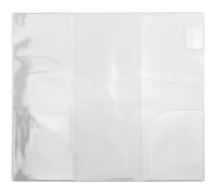 DGZZI Copertina per libri in plastica trasparente per agenda settimanale, copertina protettiva per quaderni, impermeabile, 20,8 x 19,8 cm, per diari scritti a mano