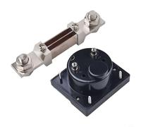 DH-670 - Amperometro analogico DC con Shunt, gamma 0-200A/0-300A, ingresso 75mV, precisione classe 2.0, alloggiamento in plastica nera per (300A)