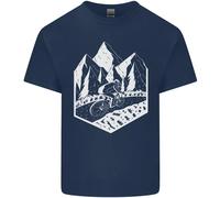 DH Downhill Mountain Biking Cycling Bicycle Uomo Cotone T-Shirt Tee Top