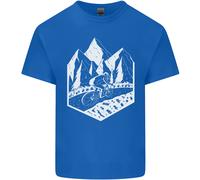 DH Downhill Mountain Biking Cycling Bicycle Uomo Cotone T-Shirt Tee Top