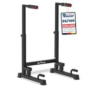 DH FitLife Dip Parallele Calisthenics | Dip Station Regolabile 100-130 cm