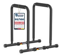 DH FitLife Dip Parallele Calisthenics | Dip Station Regolabile 80/90/100 cm