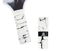 DH Mythic - Impugnatura di ricambio per pickleball e tennis, antiscivolo, ultra resistente, resistente al sudore (serie Lightning, bianco con fulmine nere)