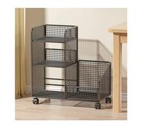 Dh2yjnbf3 Libreria Carrello con ruote for ufficio, scaffale mobile, scrivania, portaoggetti, borsa for la scuola, armadio for libri Scaffale per Libri