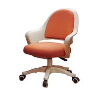 Dh2yjnbf3 Regolabile Sedia da scrivania for casa e ufficio for donne piccole, altezza del sedile regolabile, sedia gioco ergonomica(Orange)