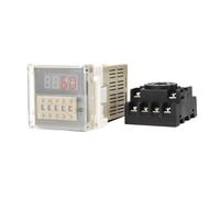 DH48J-11A 11 Pin Contatto/ingresso segnale sensore Relè contatore digitale DH48J-11A 12V a 380V Funzione di memoria for interruzione alimentazione con base 1 pz(DC24V)