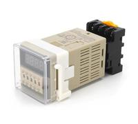 DH48J-11A 11 Pin Contatto/ingresso segnale sensore Relè contatore digitale DH48J-11A 12V a 380V Funzione di memoria for interruzione alimentazione con base 1 pz(AC220V)