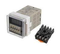 DH48J-8 8A 11A Contatori digitali preimpostati elettronici Contatore sensore relè Aciclico 8PIN 11PIN con base DC12V 24V AC220V(DH48J-8A AC24-220V)