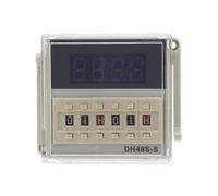 DH48S-S 0.1s-990H 220VAC Ciclo di ripetizione SPDT Relè timer programmabile Relè interruttore orario con base presa a 8 pin 1 pz