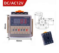 DH48S-S Display Time Relè 1-99s 2W Max 48x48x97,4mm Accessori DIP Switch