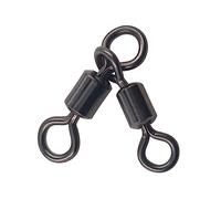 DHAEY SeroNi 10/20-pezzi 3 Vie Girevole Rotolamento Triangolo Giunto Rotolamento Girelle Ami da Connettore(2I0X1I0 10pcs 50kg)