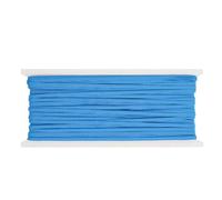 DHAIQC Elastico per Cucito Nero 10mm X 18m, Bobina di Corda Elastica Piatta, Elastico per Pantaloni, Fettuccia Elastica, Bande Elastiche per Cucire Cucire Vestiti, Pantaloni, Cinturini (Blu, 3MM)