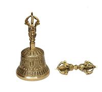 Dharma Store - Campana tibetana buddista e set Dorje